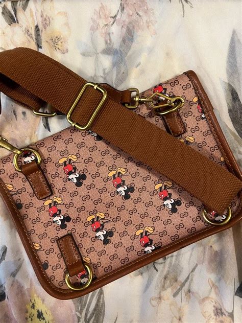 gucci mickey mouse sling bag